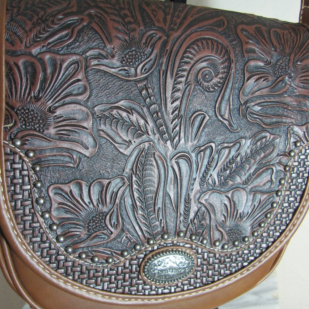 Trinity Ranch Cross Body Brown Purse